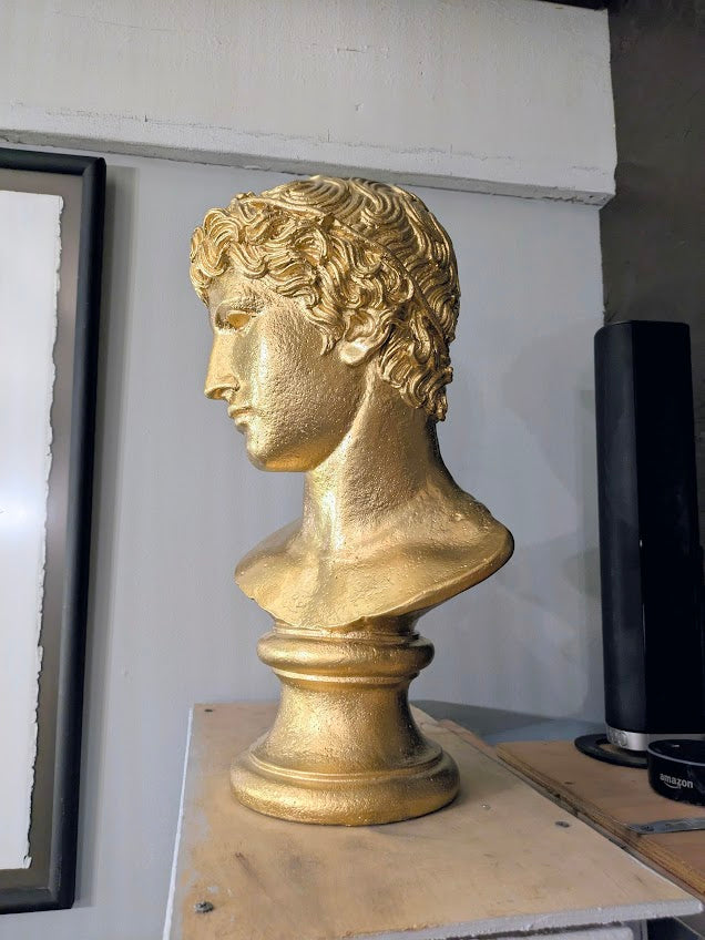Vintage Greek Bust: "Head of a Victorious Athlete" (1984)