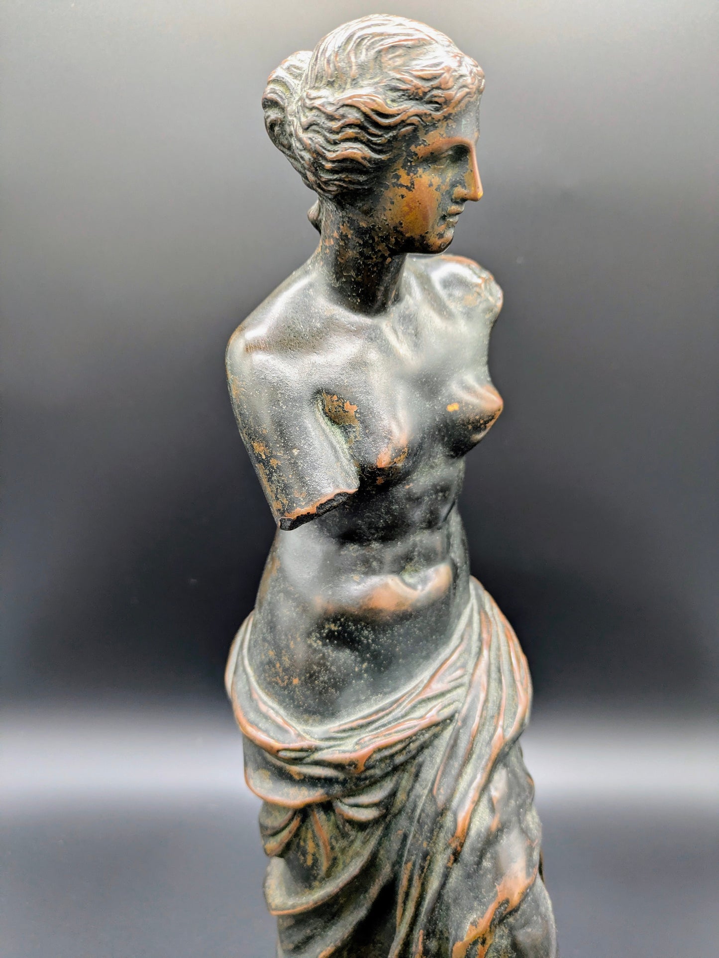 Grand Tour French Bronze Statue: Venus de Milo