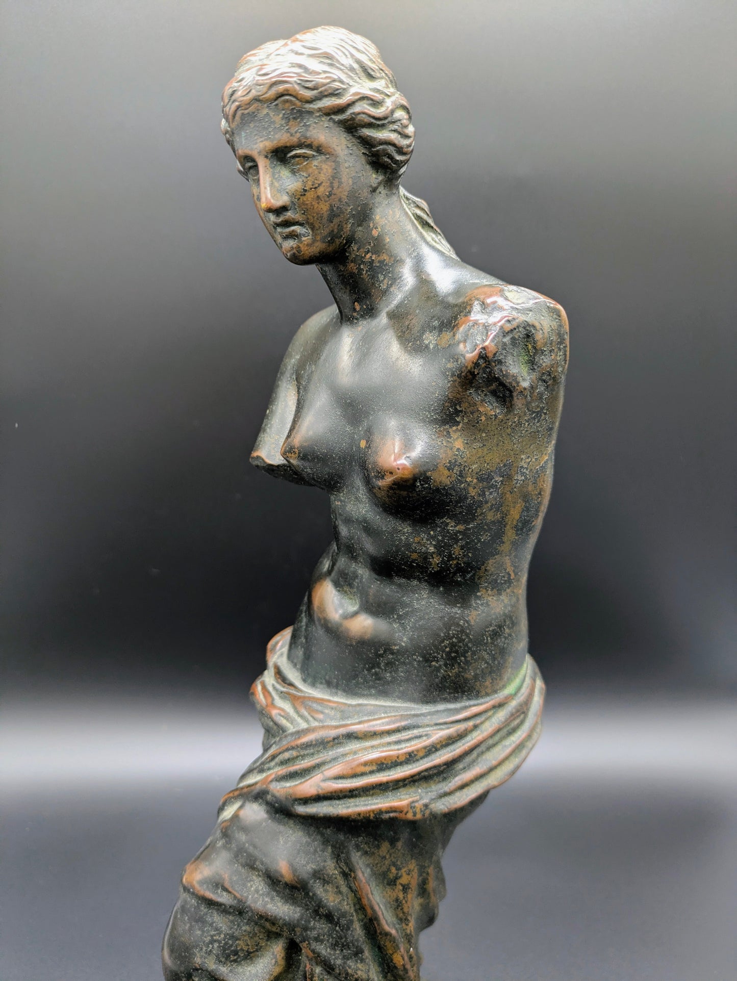 Grand Tour French Bronze Statue: Venus de Milo