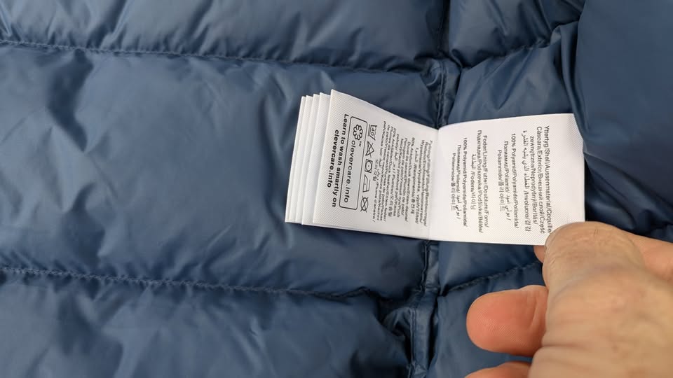 Peak Performance Frost Glacier Blue/Black Down Jacket (Men's XL)