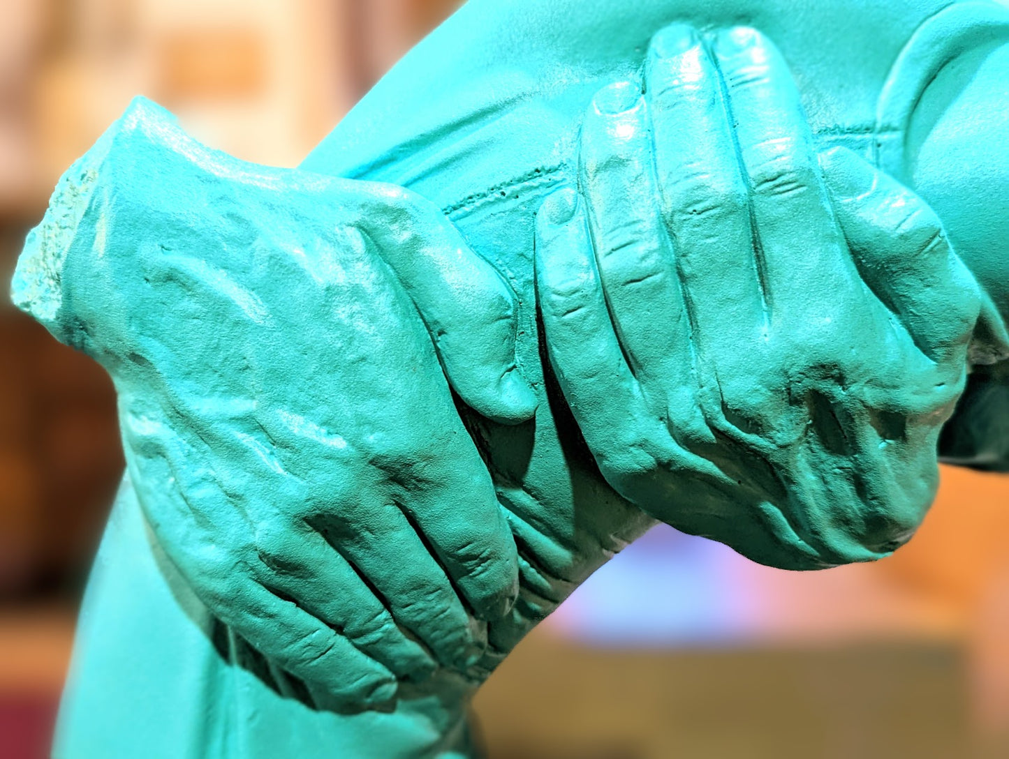 Vintage H. Edwards Cast Statue "Hands" | Austin Prods. Inc 1983