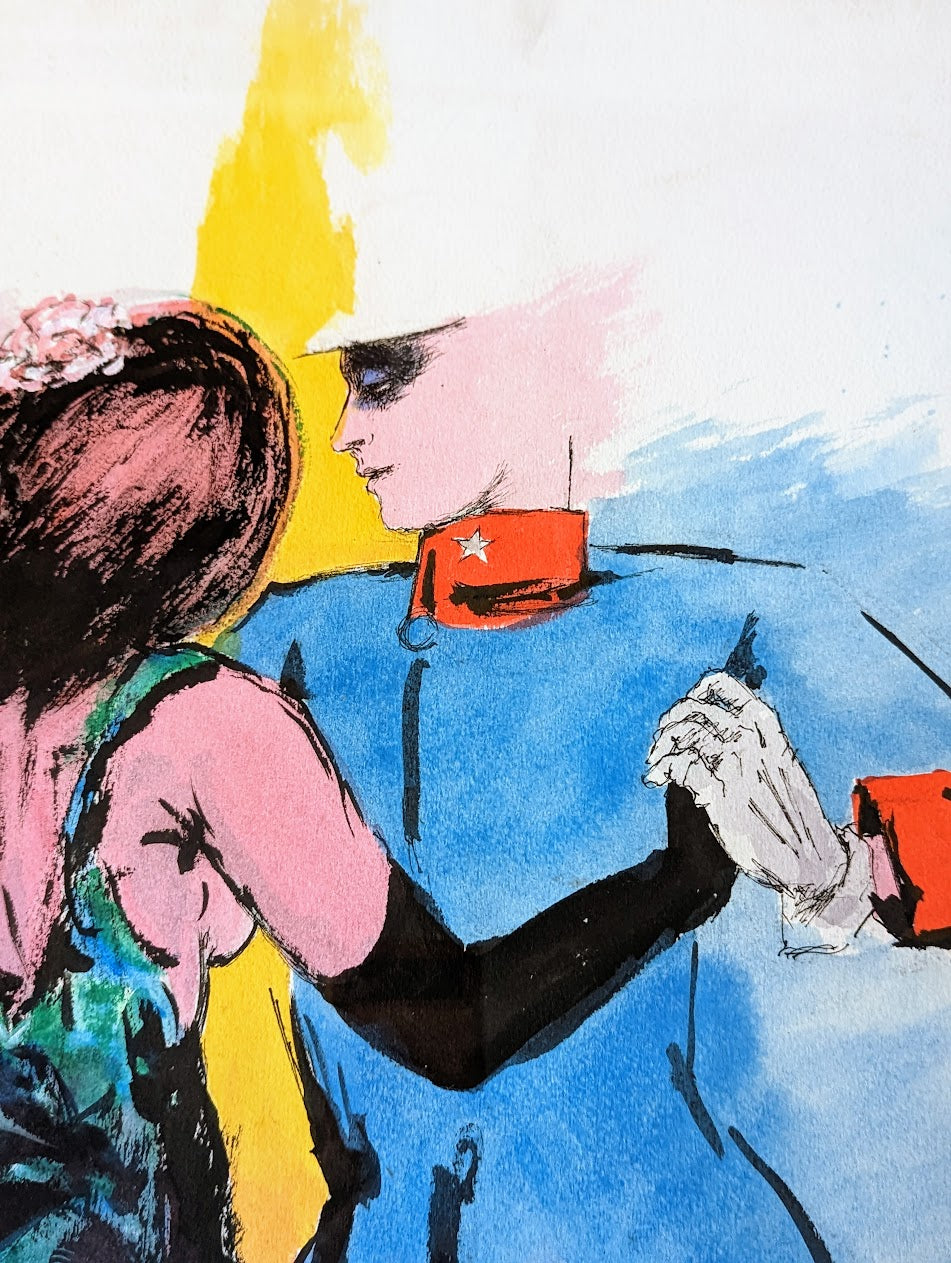 RARE Original Laszlo Matulay Painting "Untitled" | Signed & Dated (1988)
