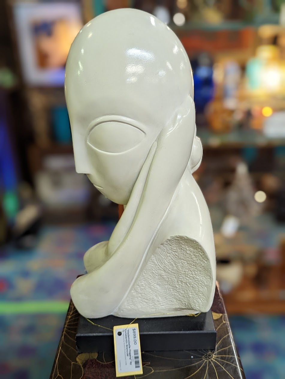 Vintage "Mademoiselle Pogany" by Constantin Brancusi | Reproduction by Austin Inc. 1961