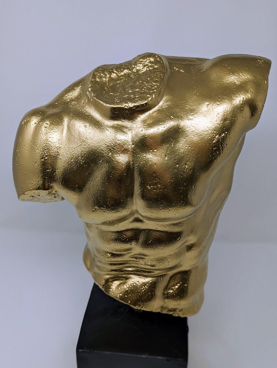 Vintage "Male Torso" Sculpture by Sergey Eylanbekov
