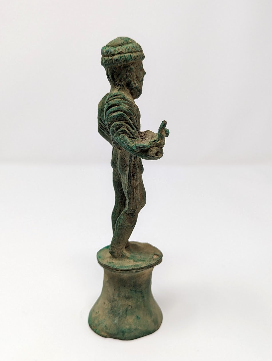 Antique Roman Cast-Bronze Statue | Jupiter (c. 1st Century A.D.)