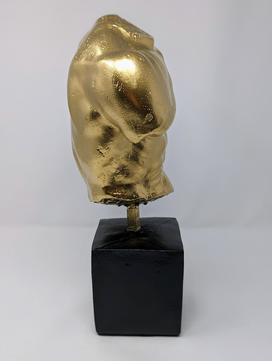 Vintage "Male Torso" Sculpture by Sergey Eylanbekov