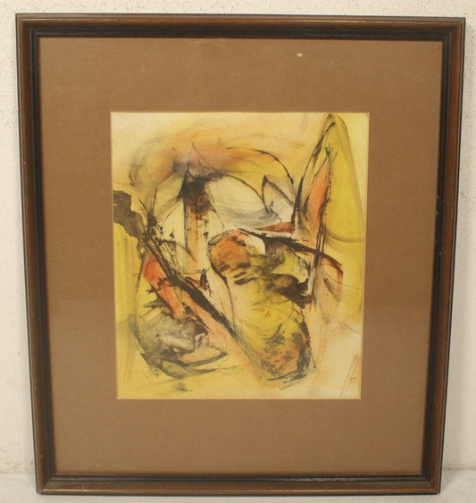 Abstract Expressionism Painting | Signed Nicholas Caputi (1969)