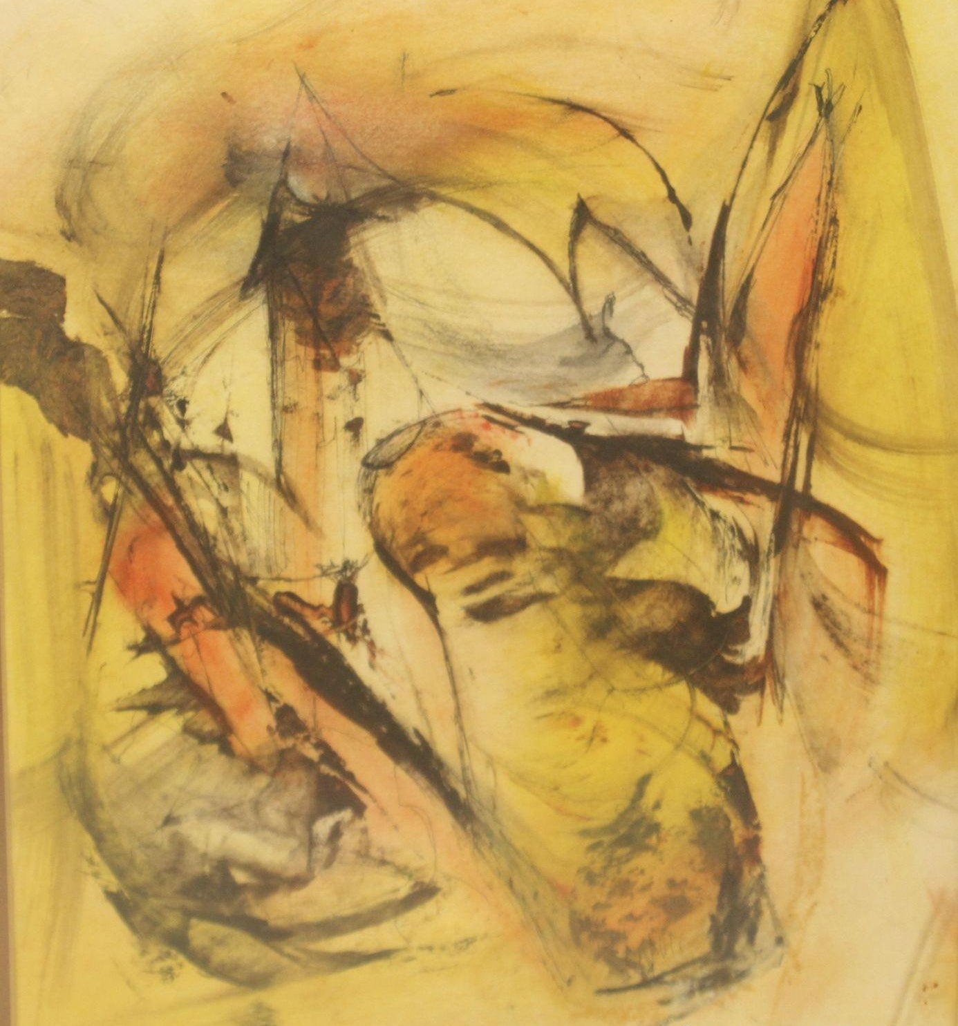 Abstract Expressionism Painting | Signed Nicholas Caputi (1969)