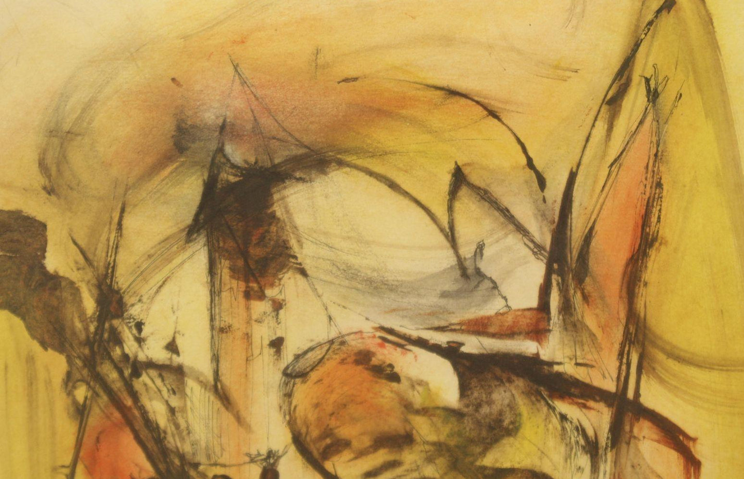 Abstract Expressionism Painting | Signed Nicholas Caputi (1969)
