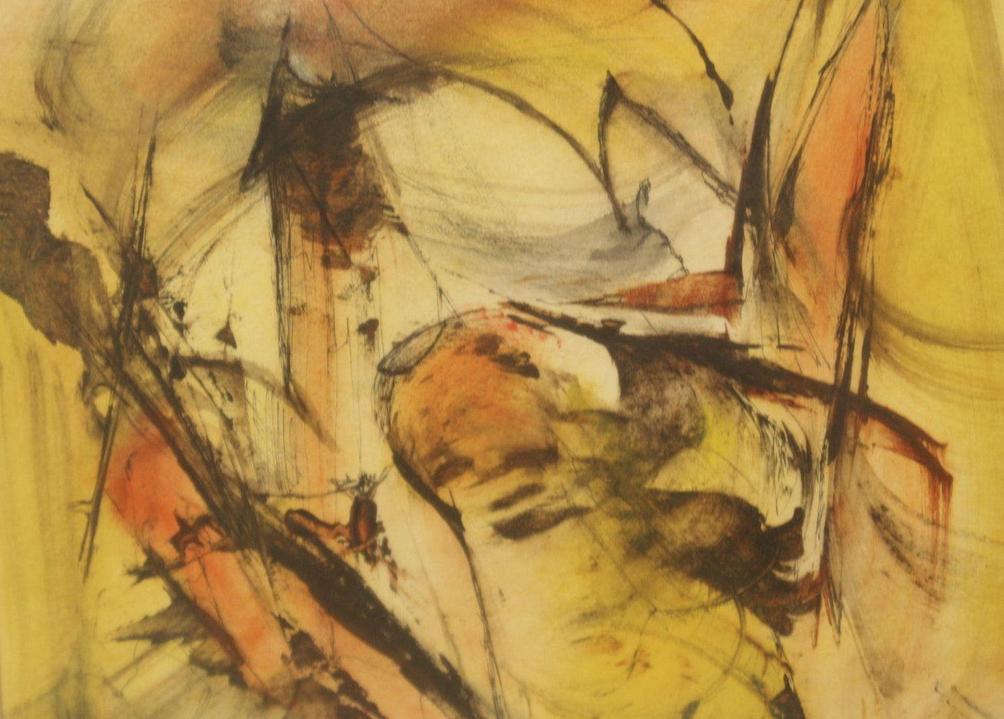 Abstract Expressionism Painting | Signed Nicholas Caputi (1969)