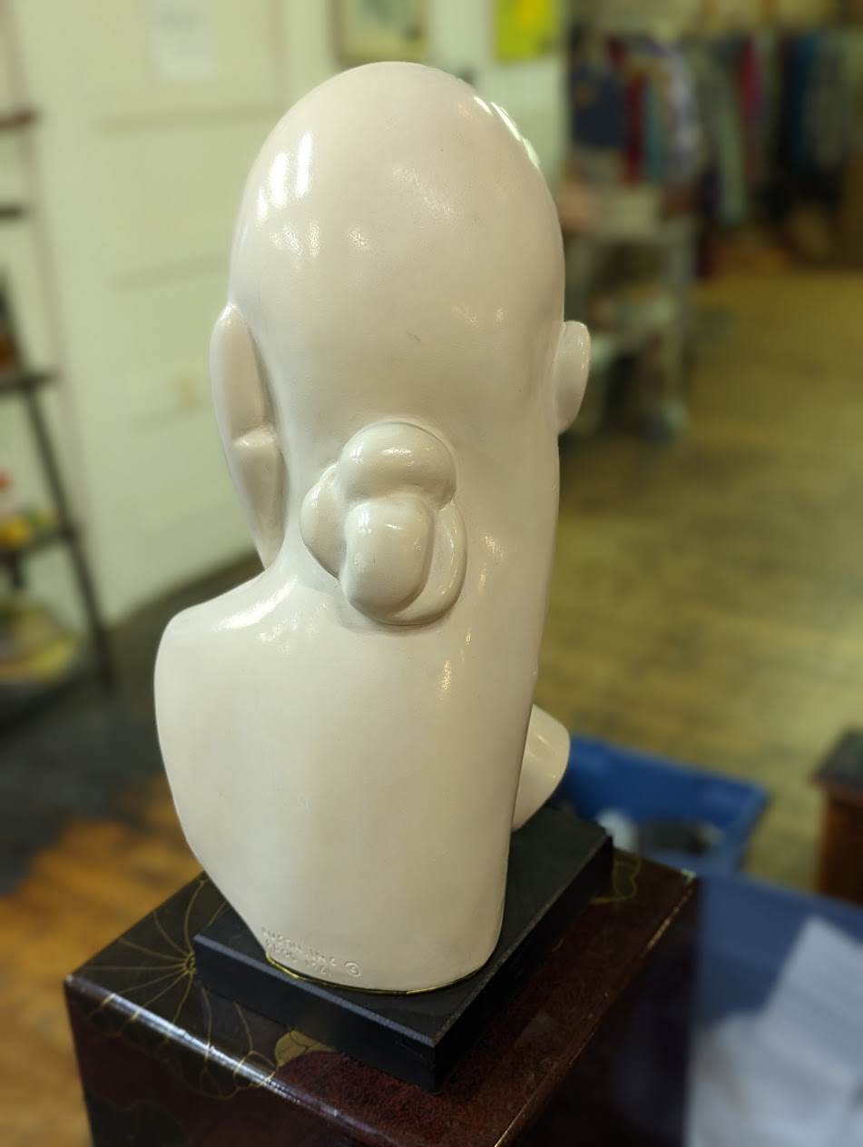 Vintage "Mademoiselle Pogany" by Constantin Brancusi | Reproduction by Austin Inc. 1961