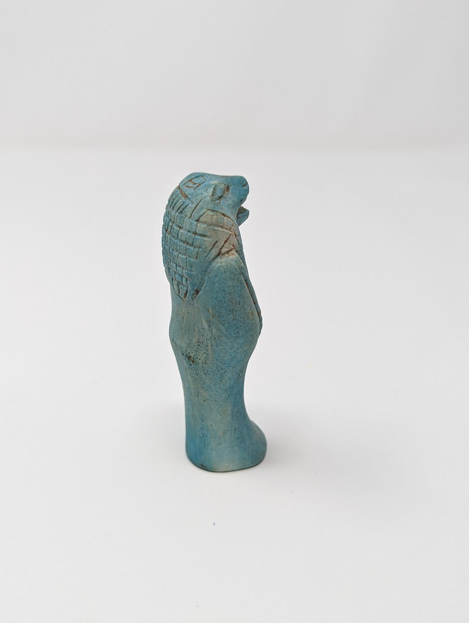 Antique Egyptian Blue Stone Statue: “SOBEK” 664-332 B.C.