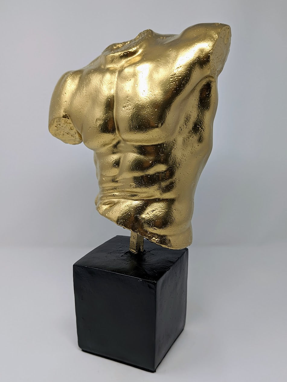 Vintage "Male Torso" Sculpture by Sergey Eylanbekov