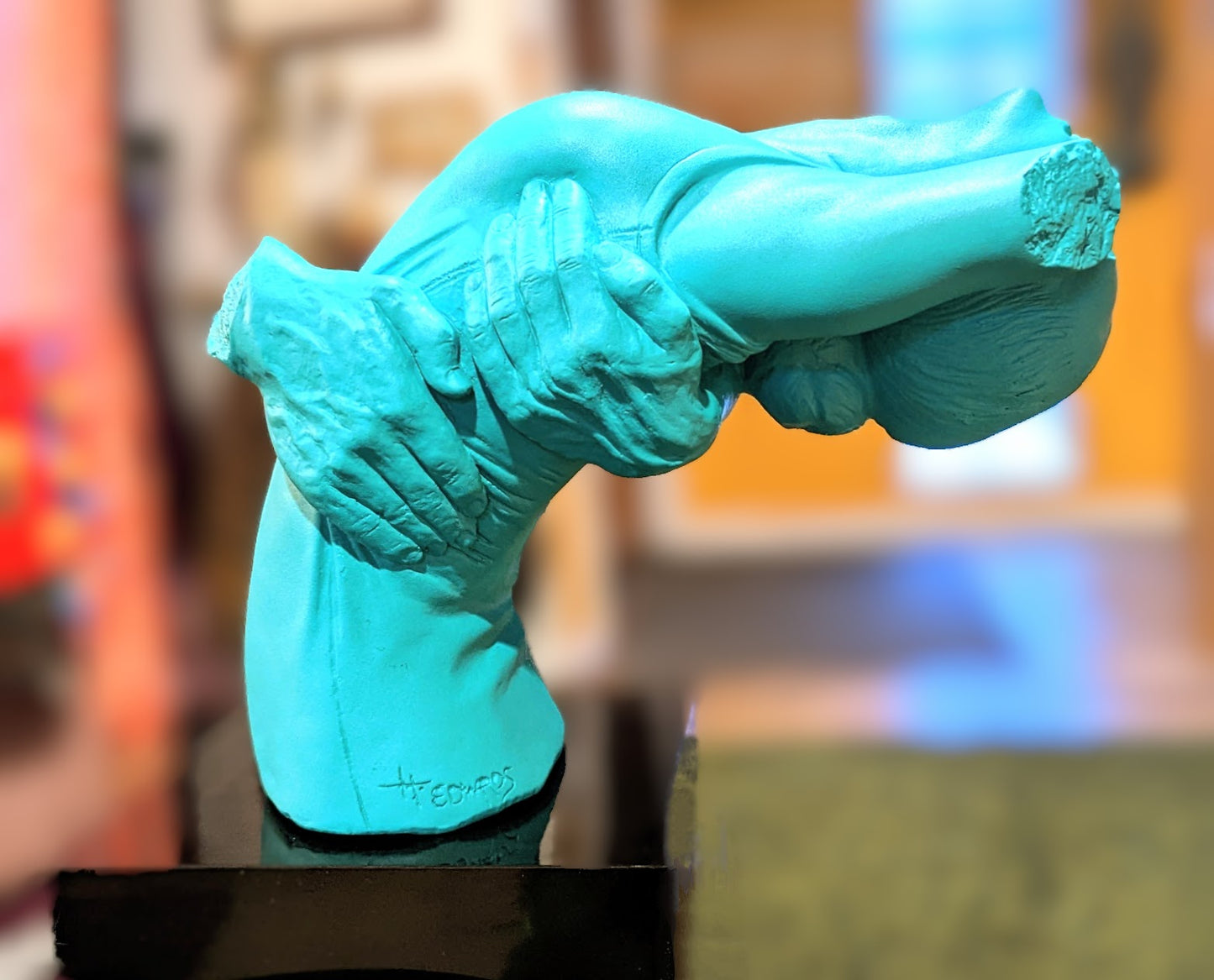 Vintage H. Edwards Cast Statue "Hands" | Austin Prods. Inc 1983