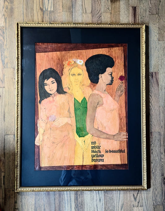 RARE Original Laszlo Matulay "Is Beautiful" | Signed & Dated (1970)