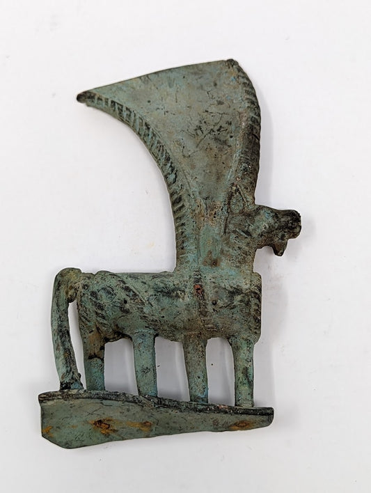 Antique Near Eastern Ibex Axe-Head Sculpture | Grand Tour Era (c 1780-1920s)
