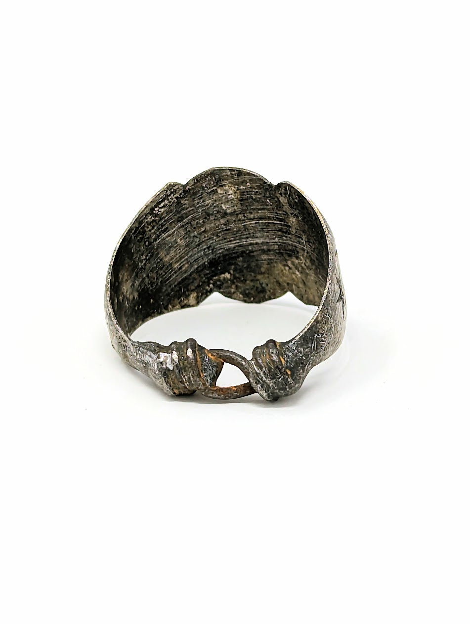 Antique Roman Silver Legionary Ring | "DAVID" Inscribed on Bezel