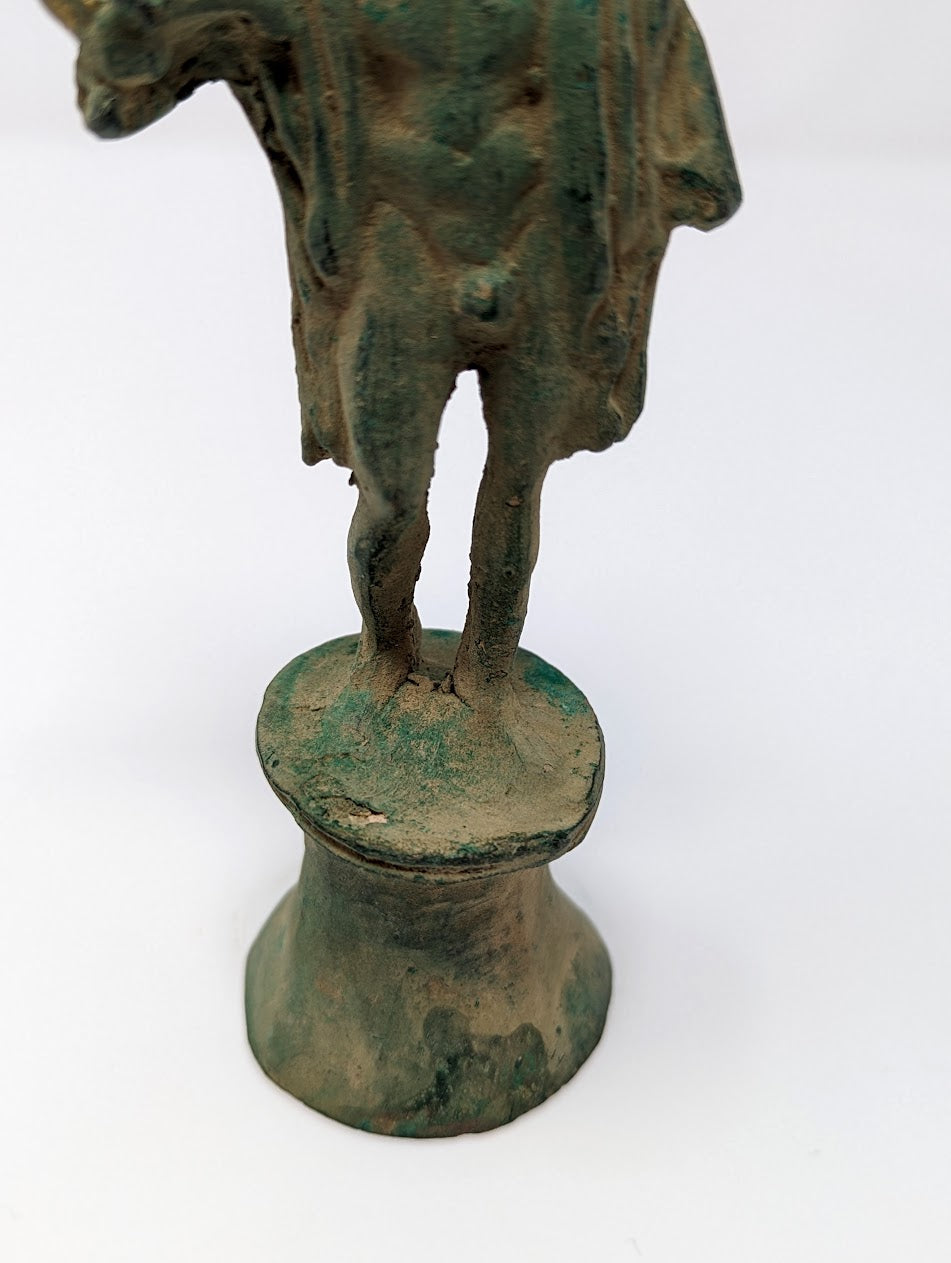 Antique Roman Cast-Bronze Statue | Jupiter (c. 1st Century A.D.)