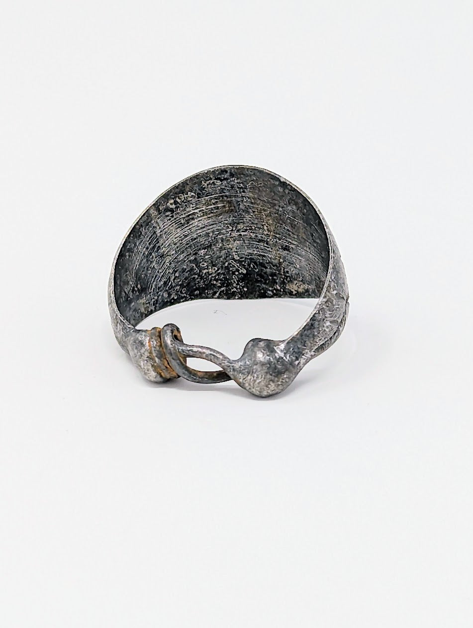 Antique Roman Legionary Ring with Geometric Designed Bezel