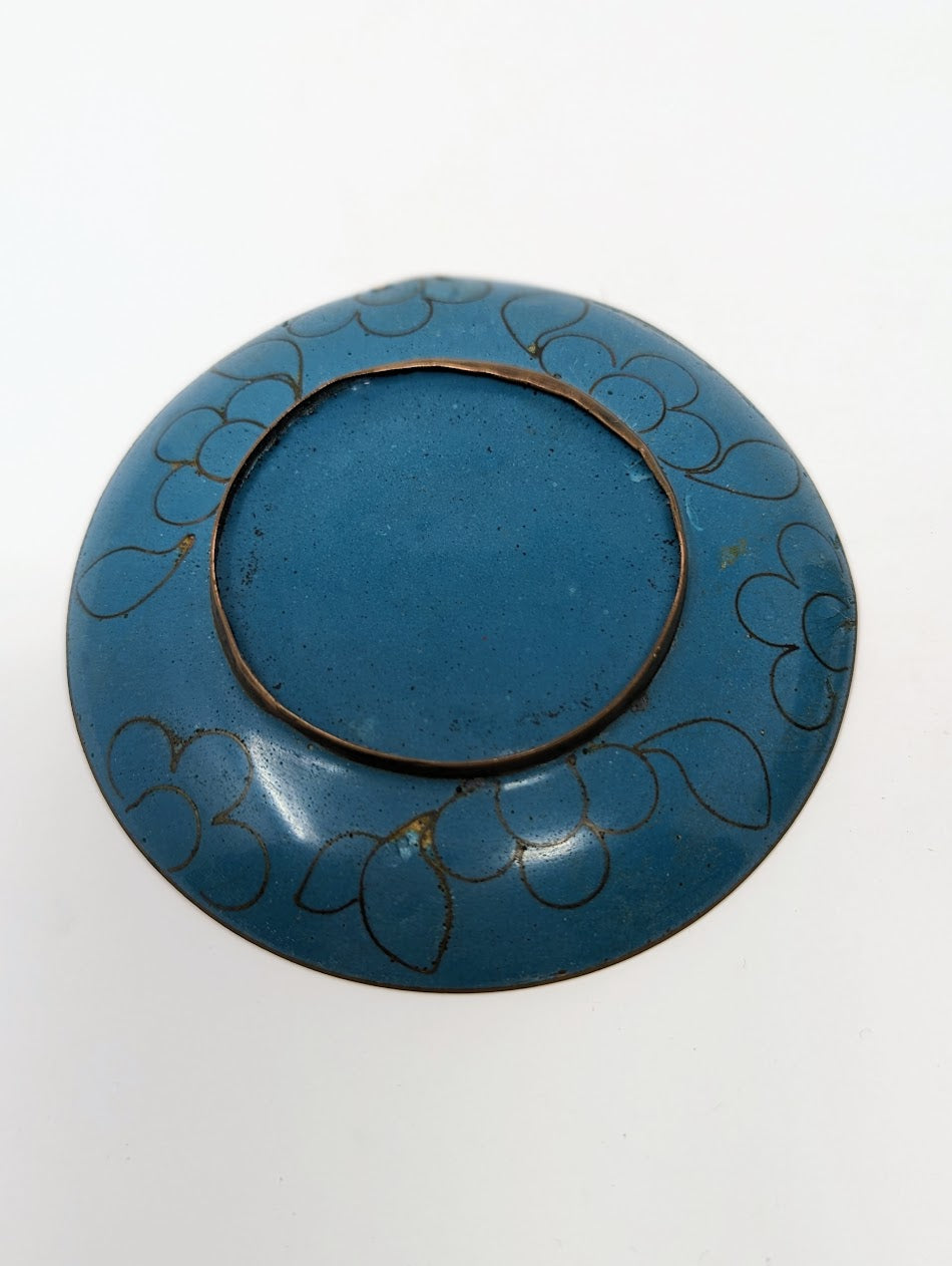 Antique Cloisonné Matchbox Holder & Ashtray | China (c. 1890-1910)