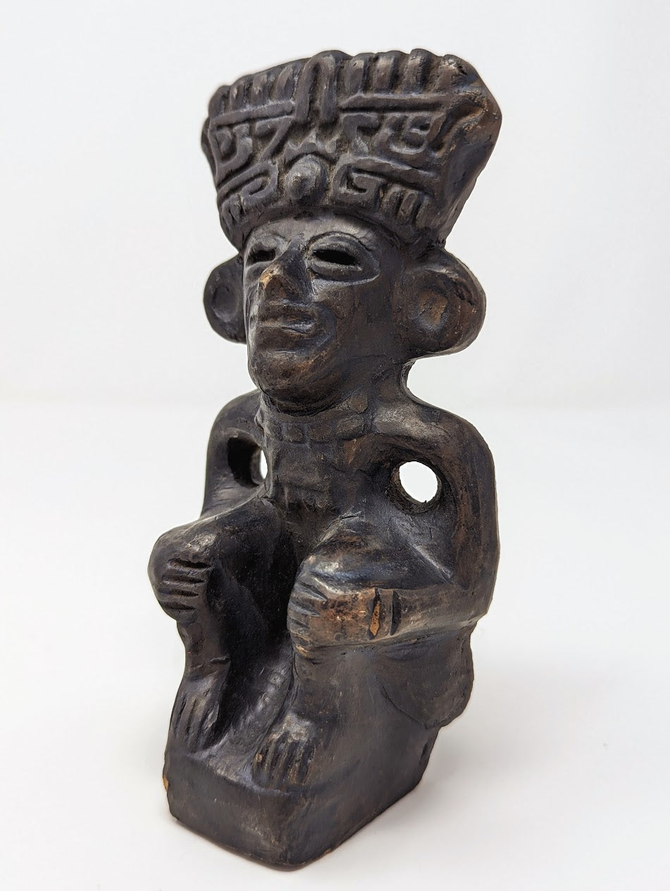 1970s Mesoamerican Hand-Carved Sandstone Statues