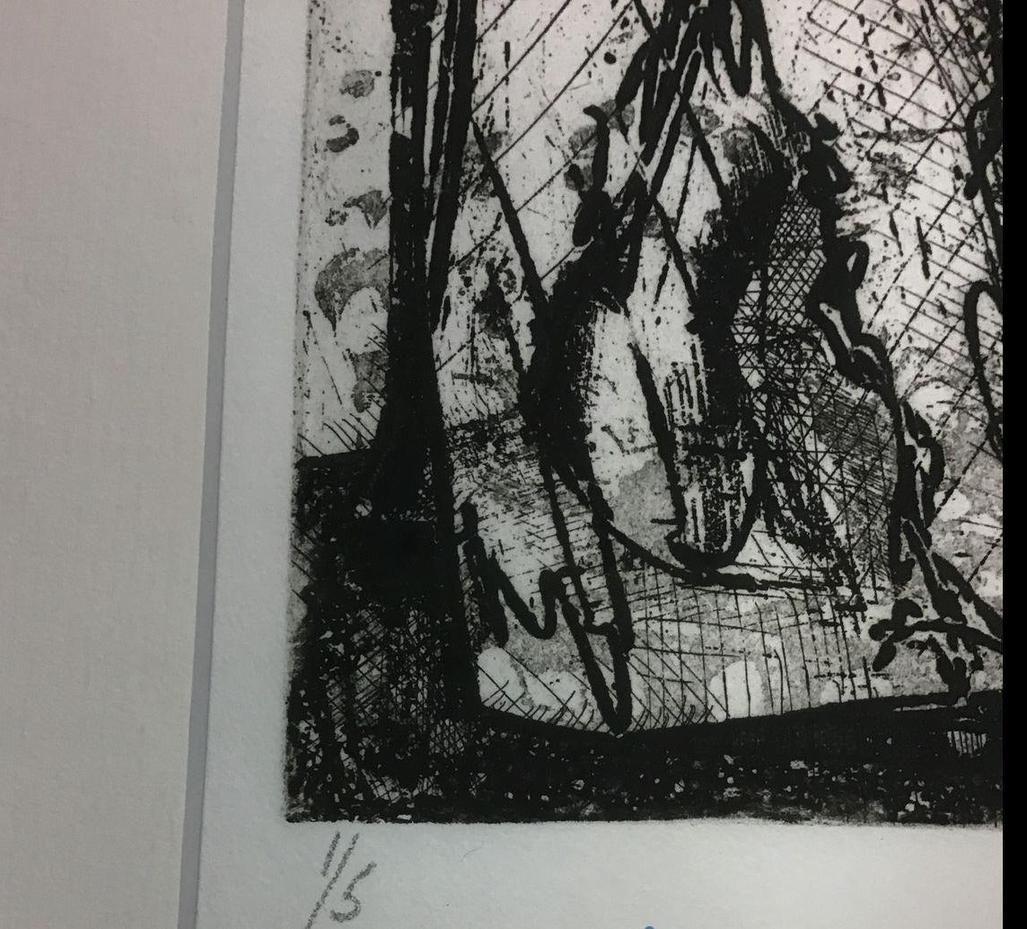"Isolated Man" Limited Edition Lithograph (1/5) Lee E. Newbury 1970