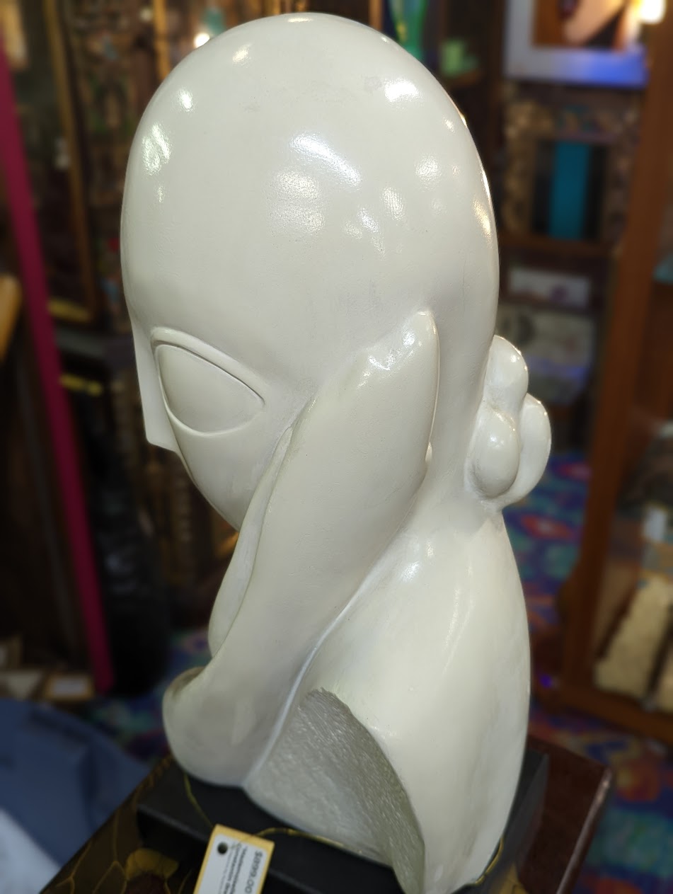 Vintage "Mademoiselle Pogany" by Constantin Brancusi | Reproduction by Austin Inc. 1961