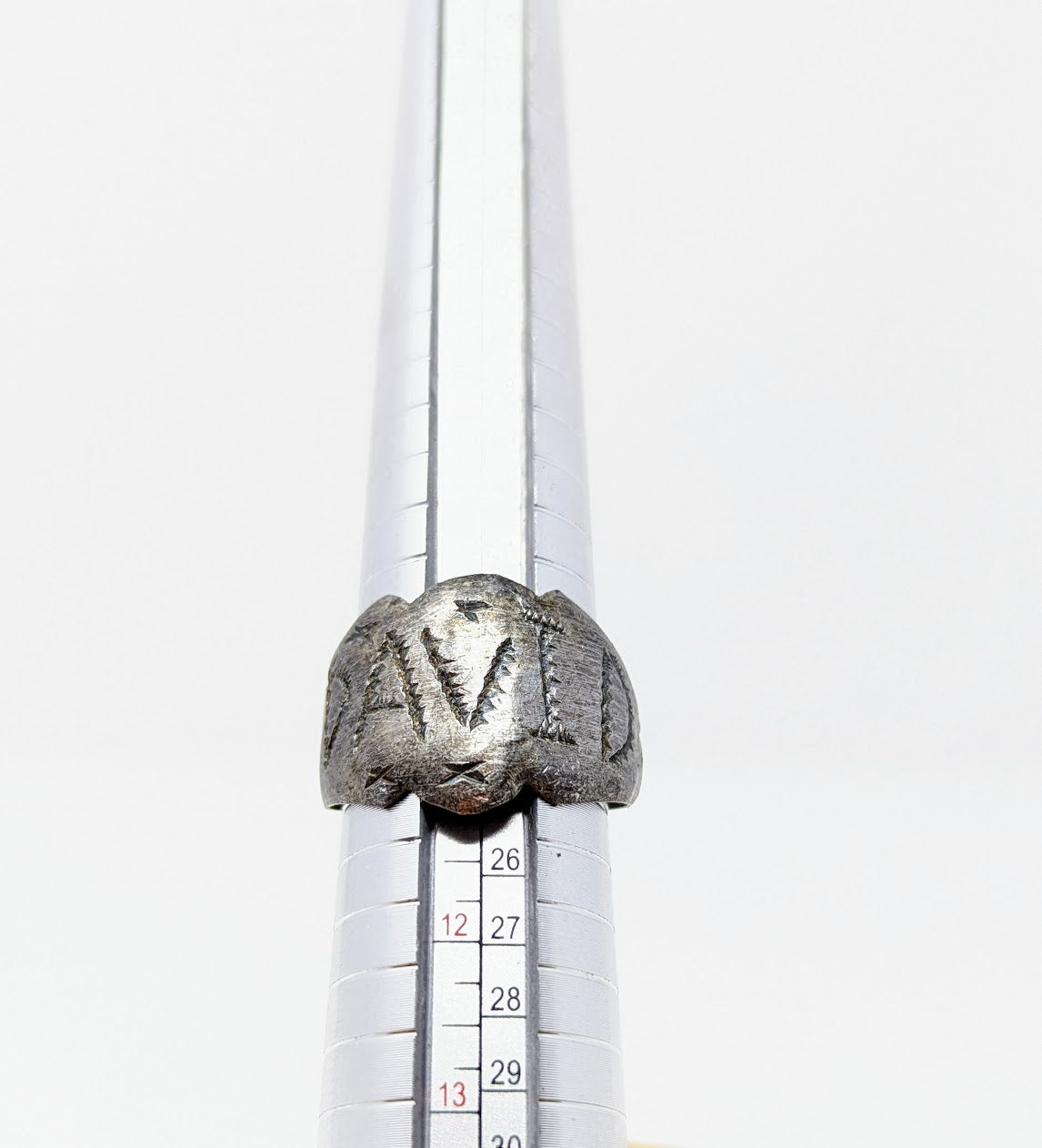 Antique Roman Silver Legionary Ring | "DAVID" Inscribed on Bezel