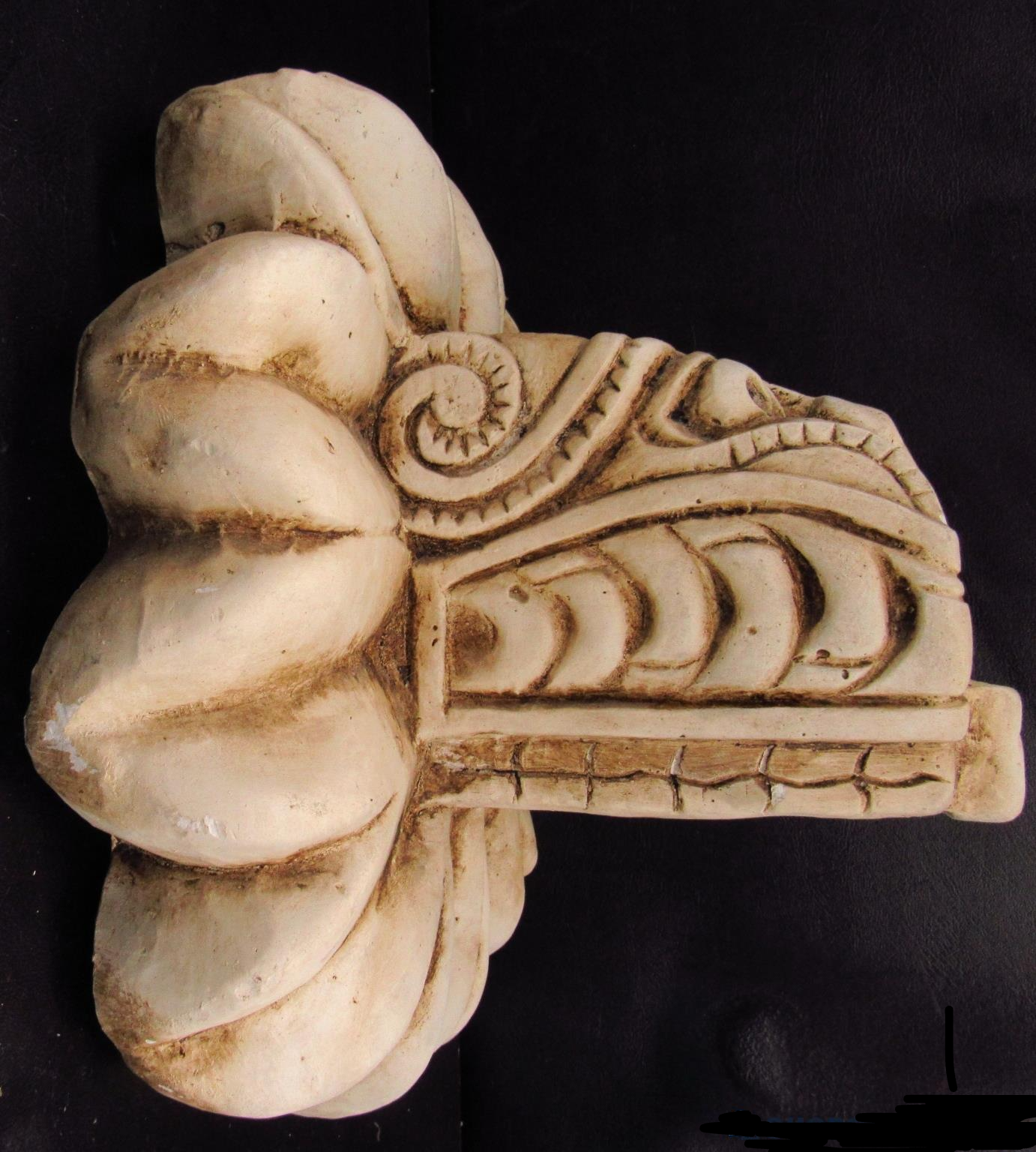 Vintage 1970s Quetzalcoatl Aztec/Mayan Wall Sculpture